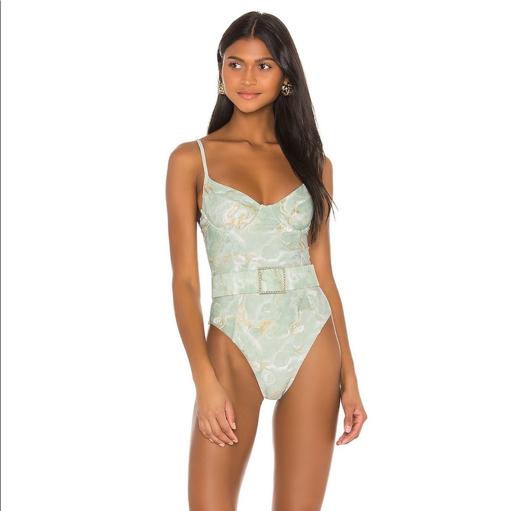 NWT WeWoreWhat Danielle One Piece Bikini Size S
